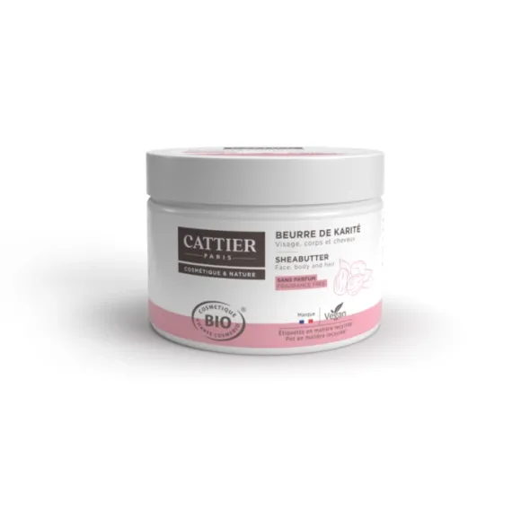 Beurre de Karit&eacute; 100% Bio Cattier - pot 100 g