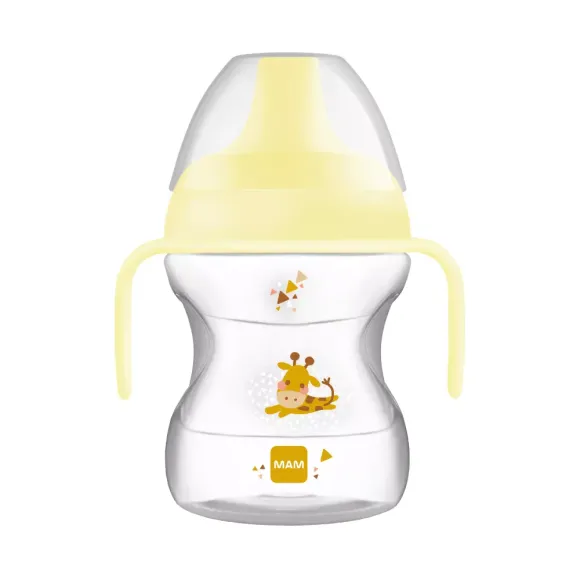 Tasse d&rsquo;apprentissage Animal 6+ mois MAM - tasse de 190 ml