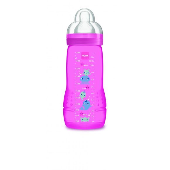 Biberon Easy Active 2&egrave;me &acirc;ge 6 mois et + Mam - 1 biberon de 330 ml