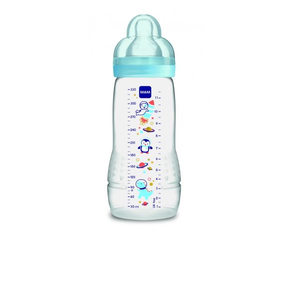 Biberon Easy Active 2&egrave;me &acirc;ge 6 mois et plus Mam - biberon de 330 ml