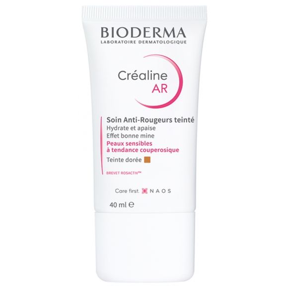Cr&eacute;aline AR soin Anti-Rougeurs teint&eacute; Bioderma - tube de 40 ml