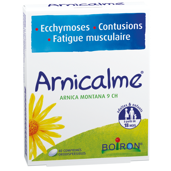 Arnicalme comprim&eacute;s Boiron - Coup, bosses, bleu - 40 comprim&eacute;s