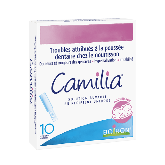 Camilia solution buvable en r&eacute;cipient unidose Boiron - 10 unidoses de 1 ml