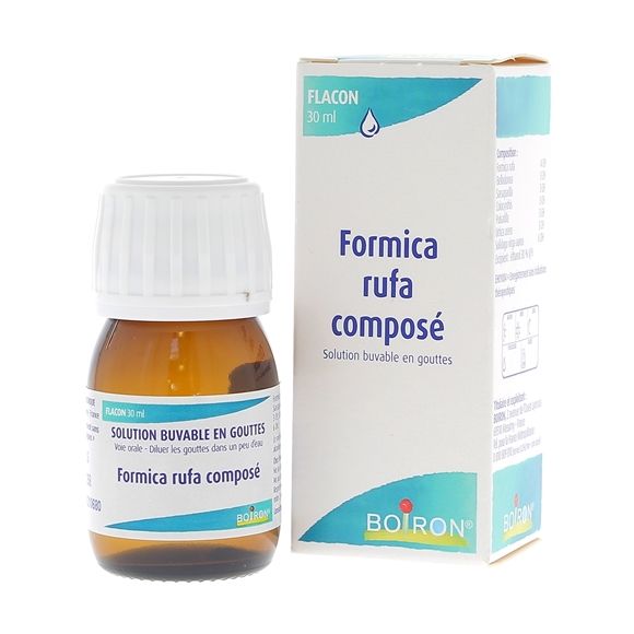 FORMICA RUFA COMPOSE Boiron - flacon de gouttes buvables de 30 ml