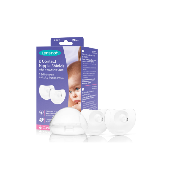 Bouts de sein Contact Lansinoh - bo&icirc;te de 2 unit&eacute;s