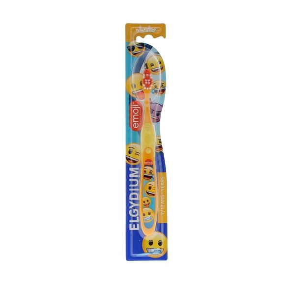 Brosse &agrave; dents 7-12 ans Elgydium junior emoji - 1 brosse &agrave; dents