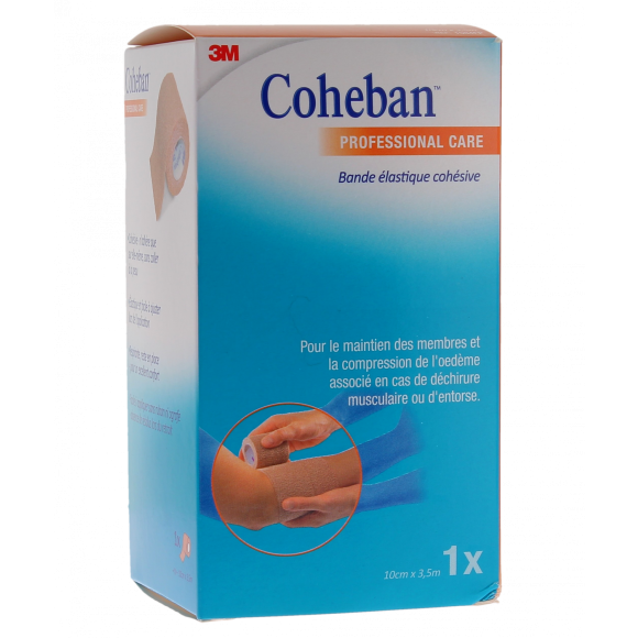 Coheban Bande de contention coh&eacute;sive 3M - bande de 3,5 m x 10 cm