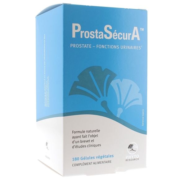 ProstaS&eacute;curA prostate - fonctions urinaires Phyto Research - boite de 180 g&eacute;lules