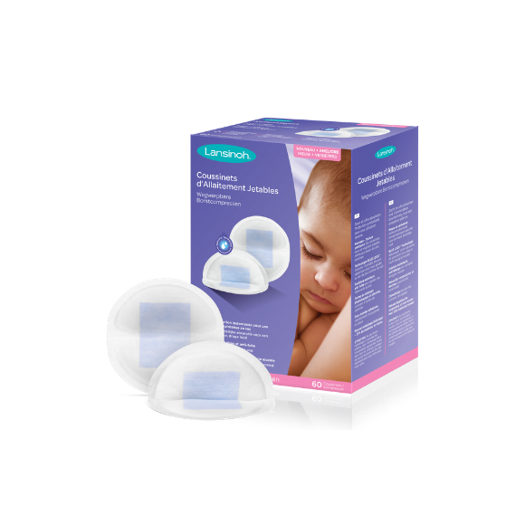 Coussinets d'allaitement jetables Lansinoh - bo&icirc;te de 60 coussinets