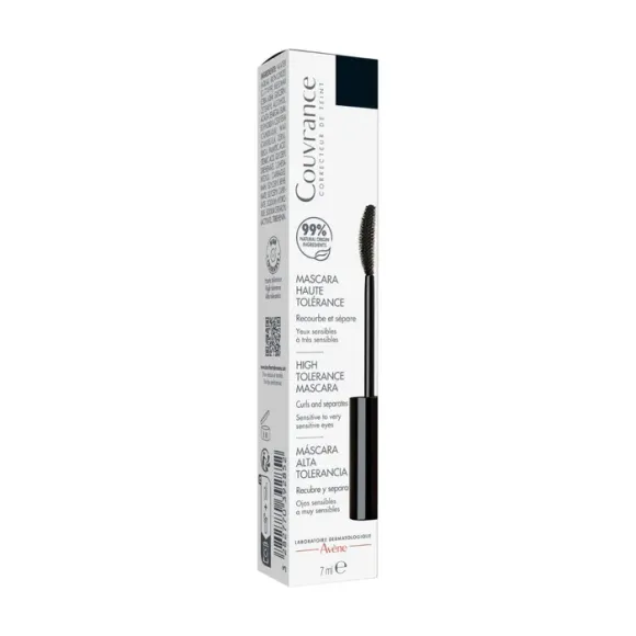 Couvrance mascara haute tol&eacute;rance noir Av&egrave;ne - tube de 7 ml