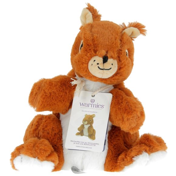 Cozy Peluches Bouillotte &Eacute;cureuil Soframar - 1 peluche de 30 cm