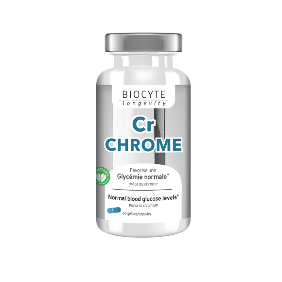 Cr chrome glyc&eacute;mie normale Biocyte - bo&icirc;te de 60 g&eacute;lules micro-encapsul&eacute;s