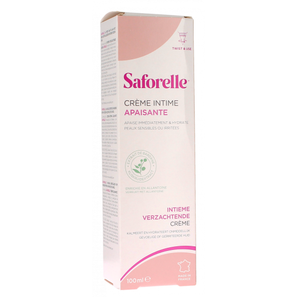 Cr&egrave;me apaisante intime Saforelle - tube de 100 ml