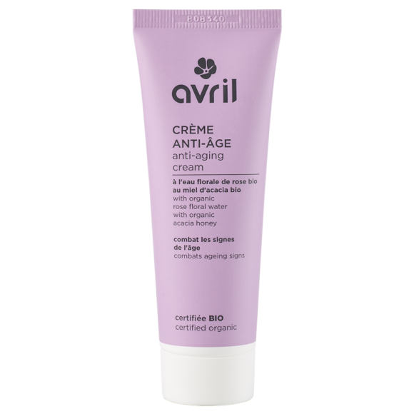 Cr&egrave;me anti-&acirc;ge bio Avril - tube de 50 ml