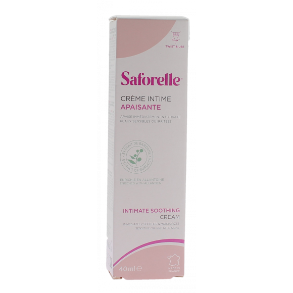 Cr&egrave;me apaisante intime Saforelle - tube de 40 ml