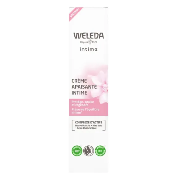 Cr&egrave;me apaisante intime bio Weleda - tube de 30 ml