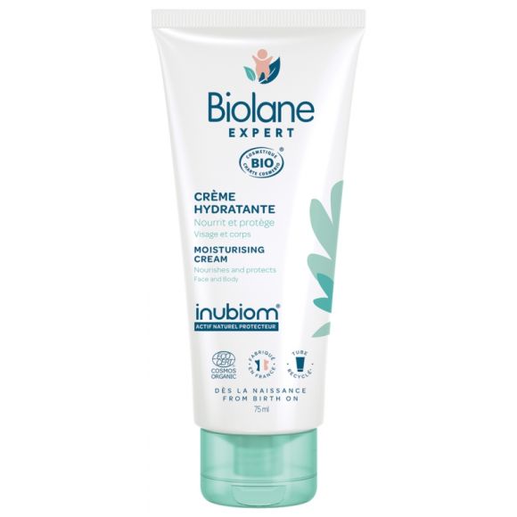 Cr&egrave;me hydratante bio Biolane Expert - tube de 75 ml