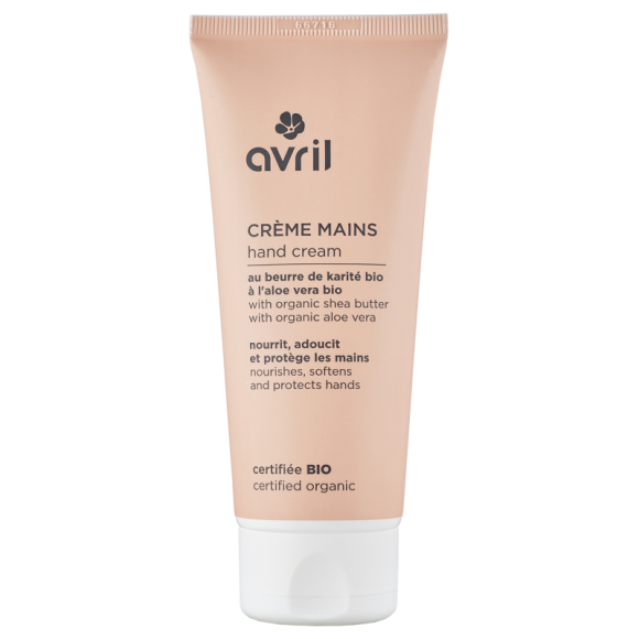 Cr&egrave;me mains bio Avril - tube de 100 ml