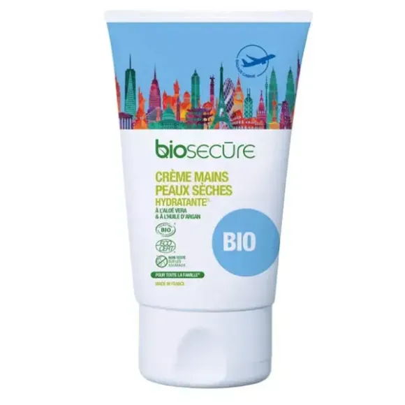 Cr&egrave;me mains peaux s&egrave;ches hydratante Bio Secure - tube de 50 ml