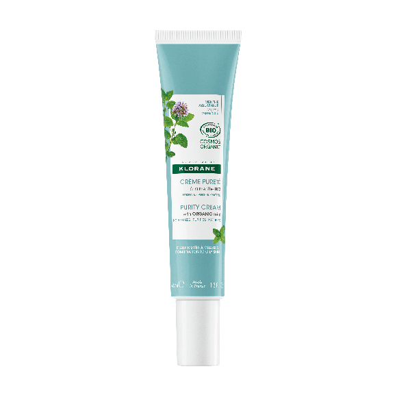 Cr&egrave;me puret&eacute; &agrave; la menthe bio Klorane - tube de 40ml