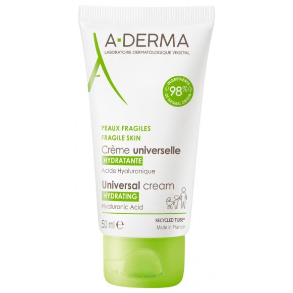 Cr&egrave;me universelle hydratante A-Derma - tube de 50 ml