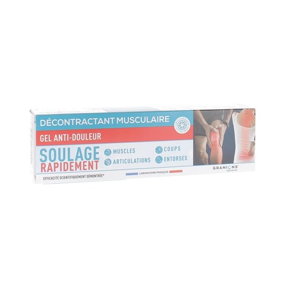 D&eacute;contractant musculaire Gel anti-douleur Granions - tube de 100 ml