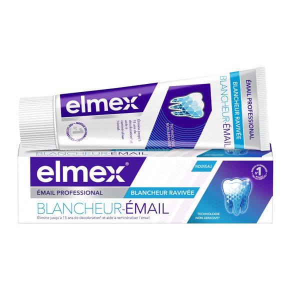 Dentifrice blancheur-&eacute;mail Elmex - tube de 75ml