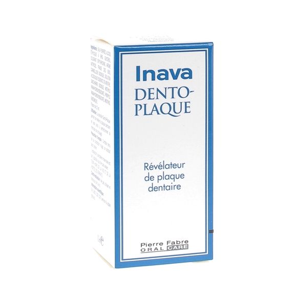 Dento-Plaque R&eacute;v&eacute;lateur de plaque dentaire Inava - flacon de 10 ml