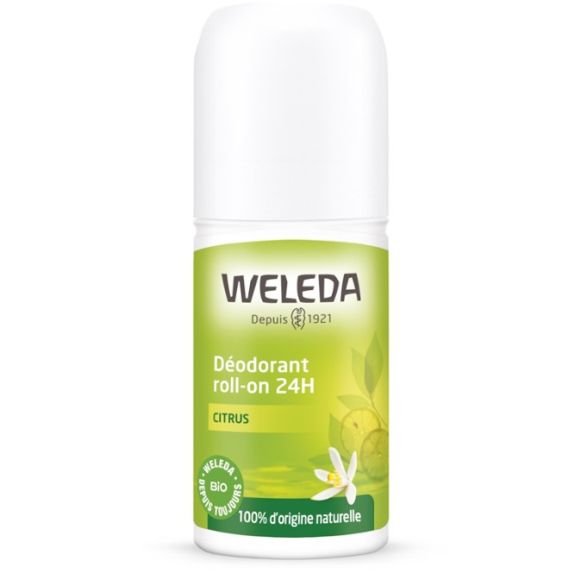 D&eacute;odorant au Citrus Roll-on 24h Weleda - roll-on de 50 ml