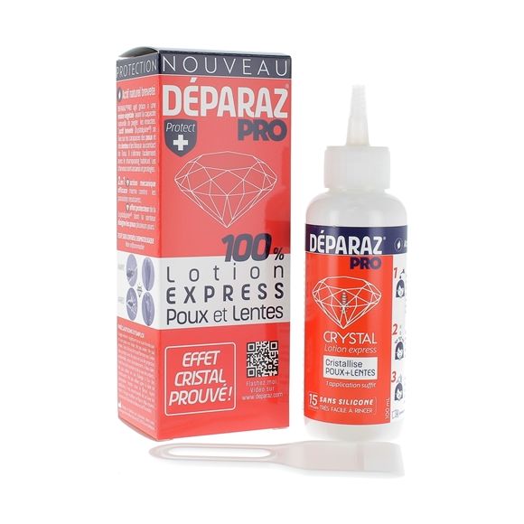 D&eacute;paraz pro Lotion express poux et lentes - flacon de 100ml