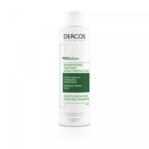 Dercos PSOlution Shampooing traitant k&eacute;rator&eacute;ducteur Vichy - flacon de 200ml