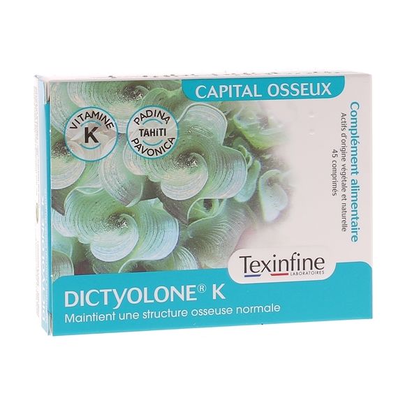 Dictyolone K Texinfine - boite de 45 comprim&eacute;s