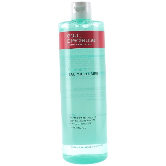 Eau pr&eacute;cieuse clearskin eau micellaire d&eacute;maquillante - flacon 400 ml