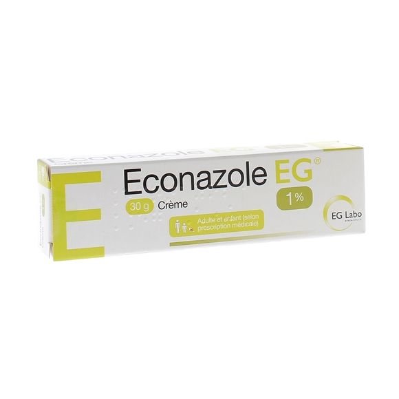 Econazole EG cr&egrave;me 1 % EG Labo - tube de 30g
