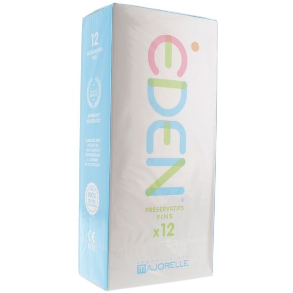 Eden Preservatifs fins Laboratoire Majorelle - bo&icirc;te de 12 pr&eacute;servatifs