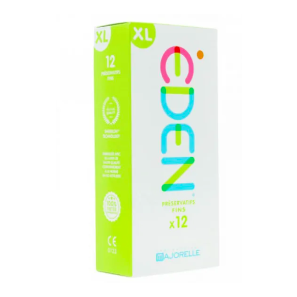 Eden Pr&eacute;servatifs fins Laboratoire Majorelle - bo&icirc;te de 12 pr&eacute;servatifs taille XL