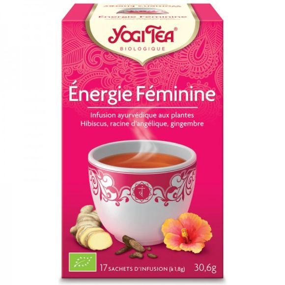 Energie f&eacute;minine BIO Yogi Tea - boite de 17 sachets 