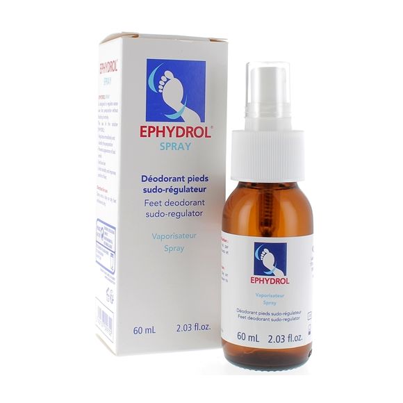 Ephydrol pedilane spray d&eacute;odorant pieds sudo-r&eacute;gulateur - spray de 60 ml