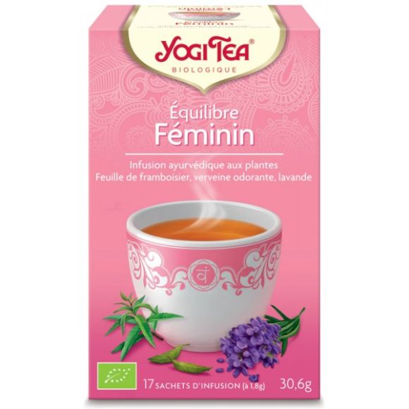 Equilibre f&eacute;minin BIO Yogi Tea - boite de 17 sachets 