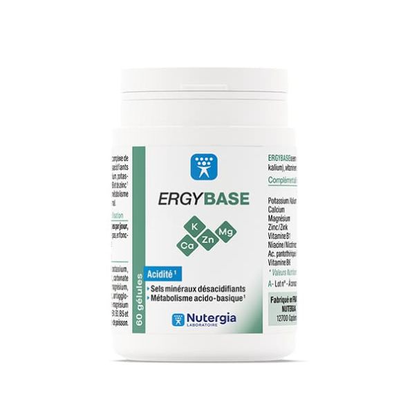 Ergybase Nutergia - 60 g&eacute;lules