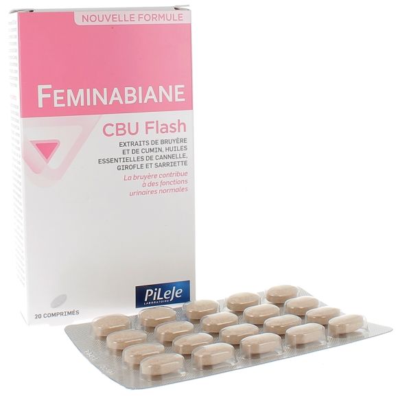 Feminabiane CBU Flash Pileje - boite de 20 comprim&eacute;s