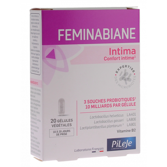 Feminabiane intima confort intime Pileje - boite de 20 g&eacute;lules
