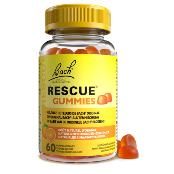 Fleurs de Bach Gummies Rescue go&ucirc;t orange - pot de 60 gommes