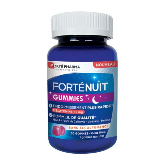 Fort&eacute;Nuit Gummies Fort&eacute; Pharma - bo&icirc;te de 30 gommes