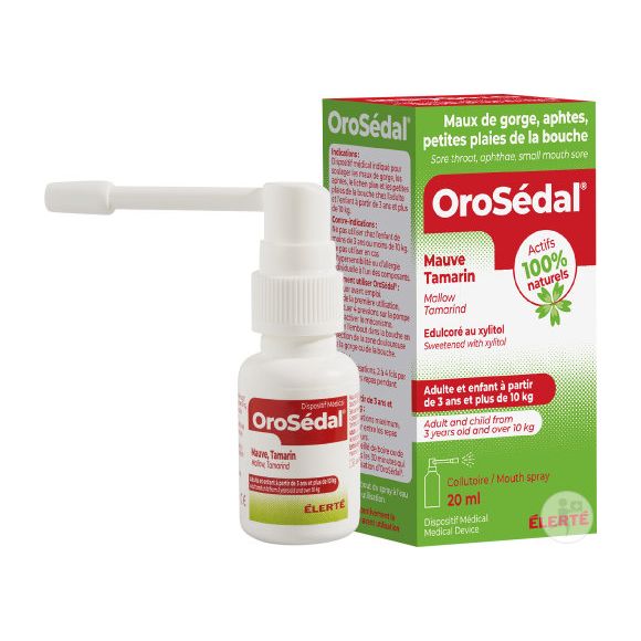 Oros&eacute;dal collutoire &Eacute;lert&eacute; - spray de 20ml