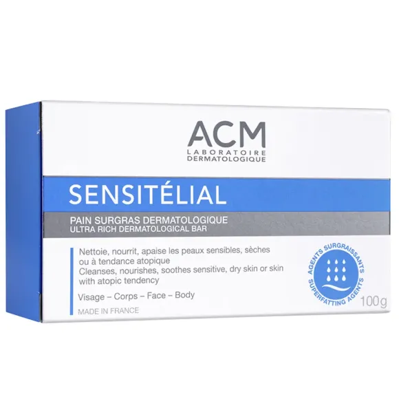 Sensit&eacute;lial pain surgras dermatologique ACM - pain de 100g