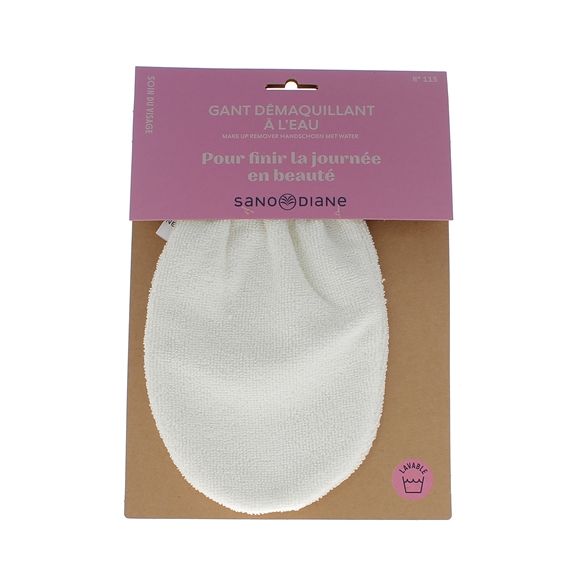 Gant d&eacute;maquillant &agrave; l'eau Sanodiane - un gant