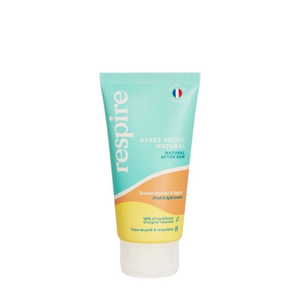 Gel-cr&egrave;me apr&egrave;s-soleil naturel Respire - tube de 50 ml
