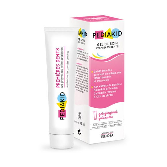Gel de Soin Premi&egrave;res Dents Pediakid - tube de 15 ml