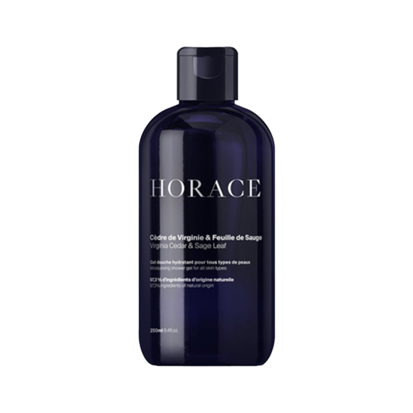 Gel douche c&egrave;dre de virginie et feuille de sauge Horace - flacon de 250ml